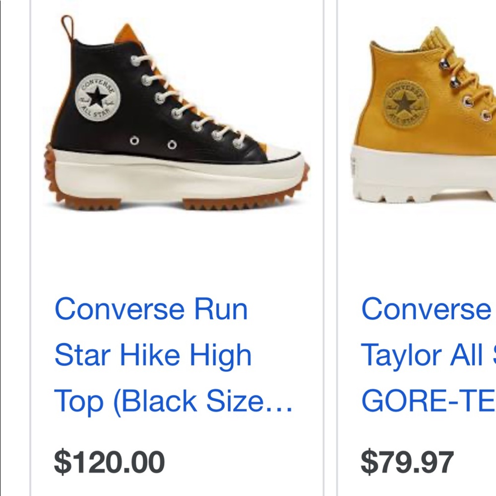 Star hike converse 7.5 Women’s